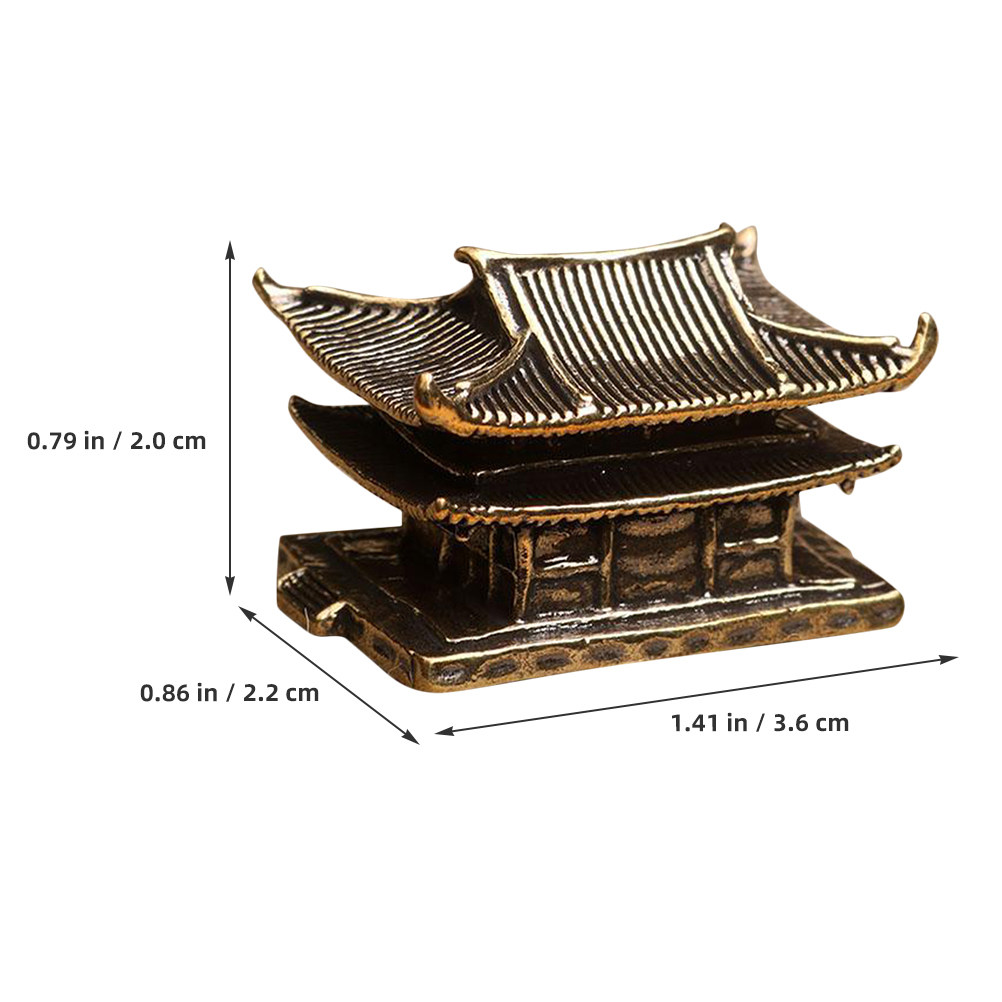 Exquisite Brass Mini Pagoda St - Mini Bonsai Zen Garden recension och pris