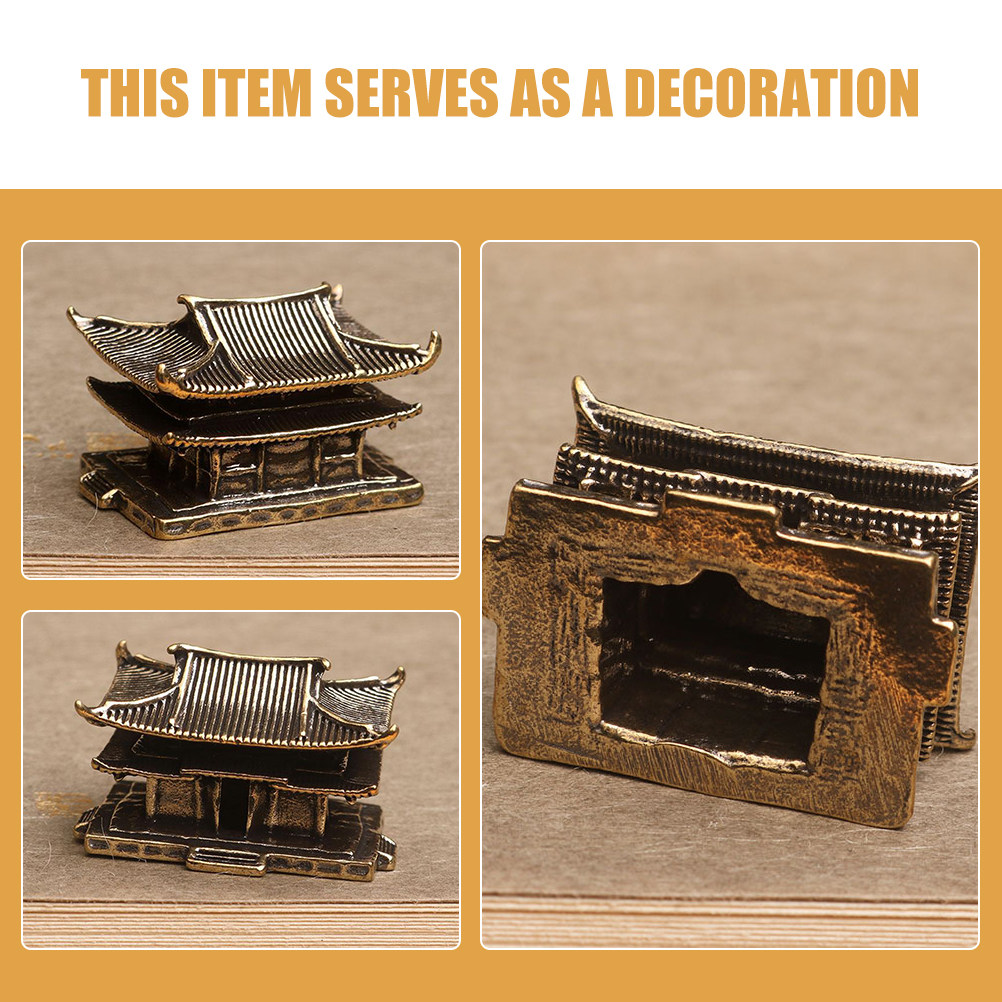 Exquisite Brass Mini Pagoda St - Mini Bonsai Zen Garden recension och pris