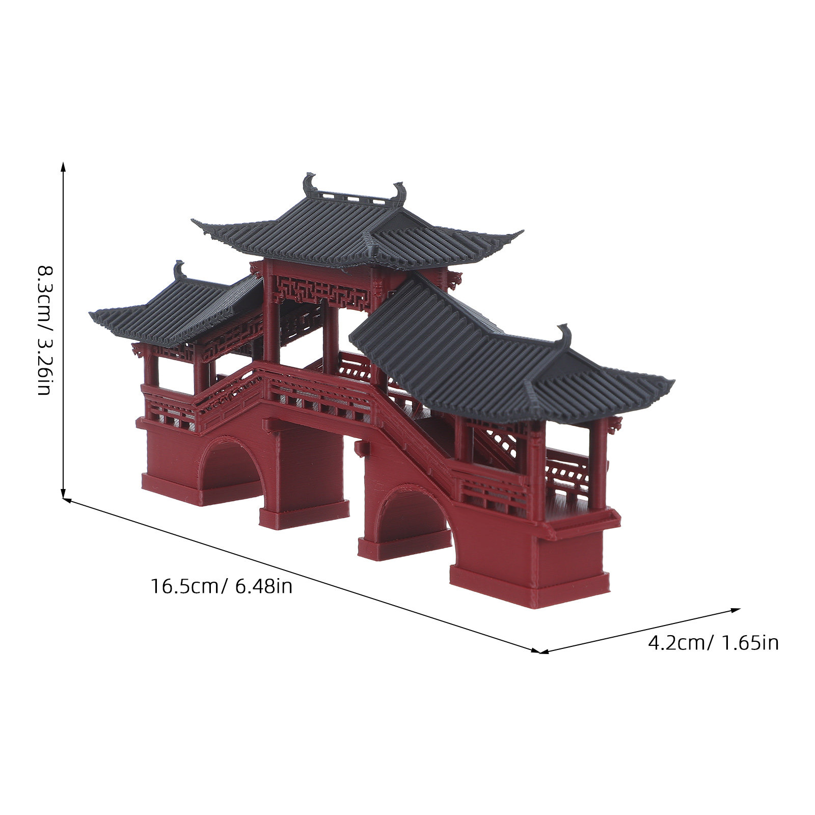 Mini Chinese Bridge Three-Arch - Mini Bonsai Zen Garden recension och pris