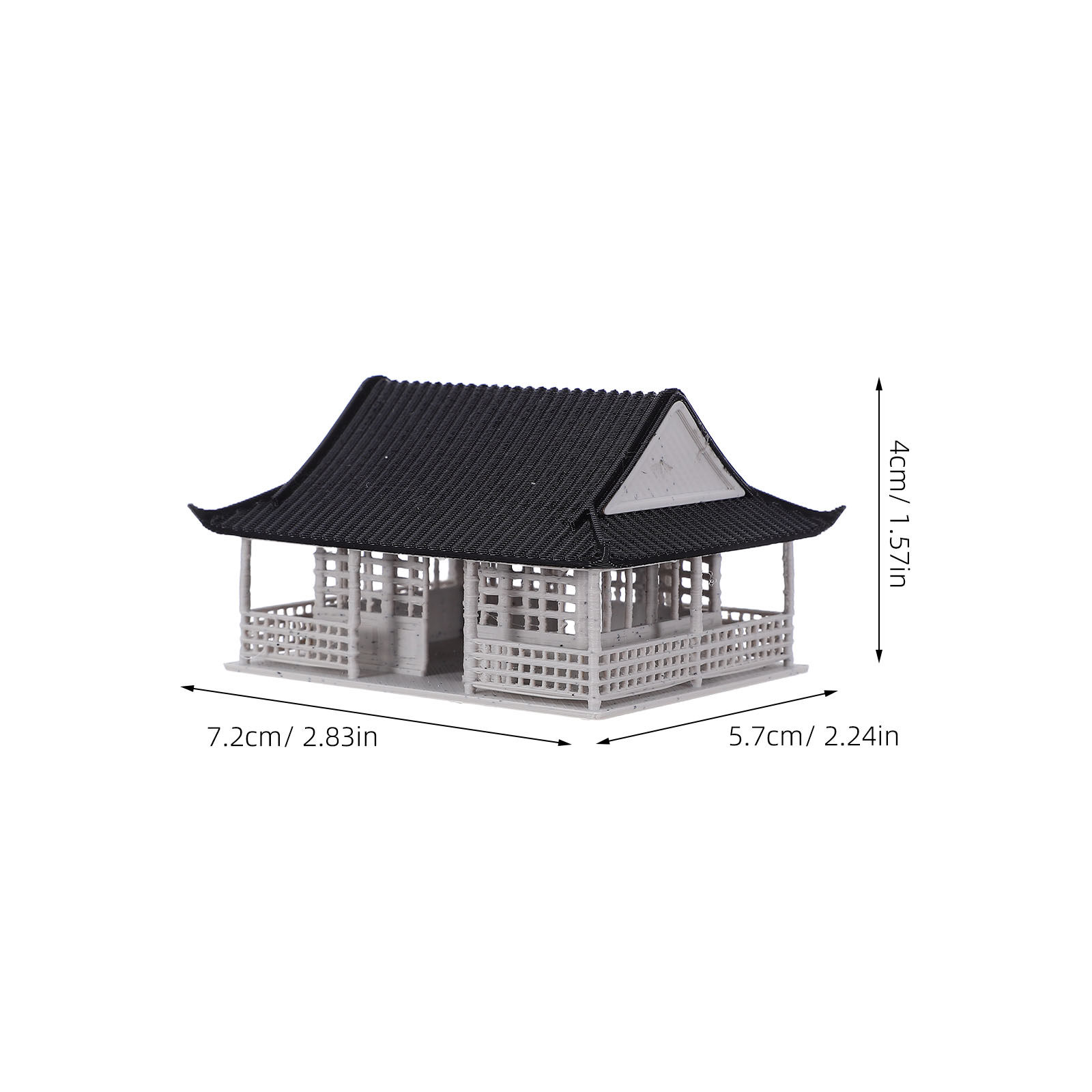 Mini Chinese Building Statue H - Mini Bonsai Zen Garden recension och pris