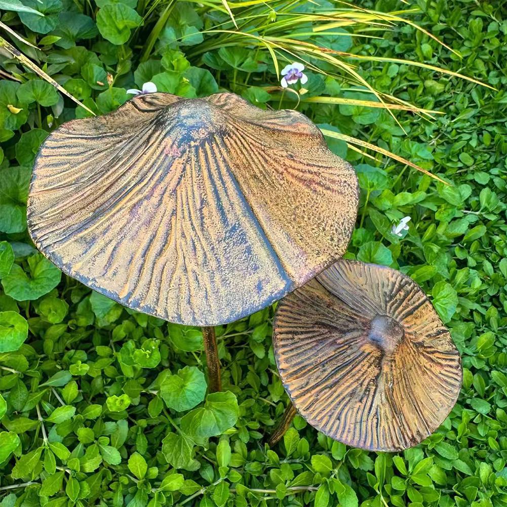 Retro Metal Rusty Mushroom Gar - Bonsai Garden Usa recension och pris