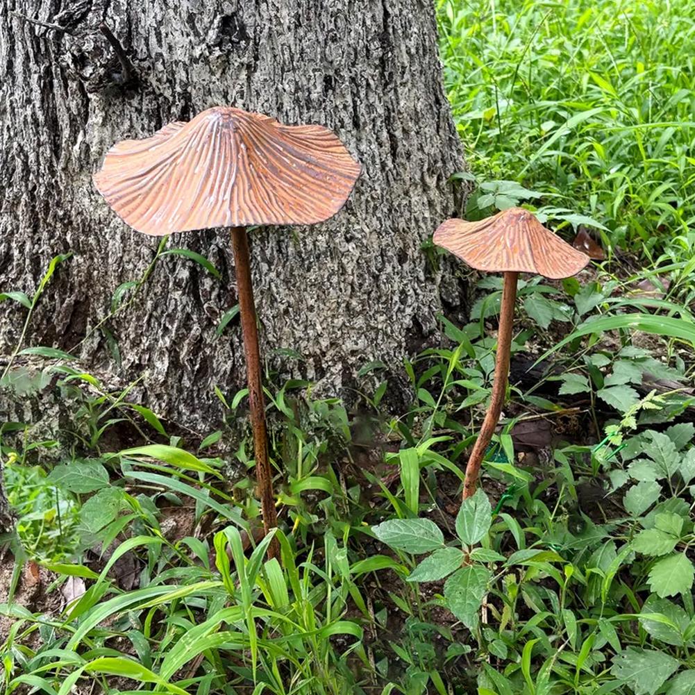 Retro Metal Rusty Mushroom Gar - Bonsai Garden Usa recension och pris
