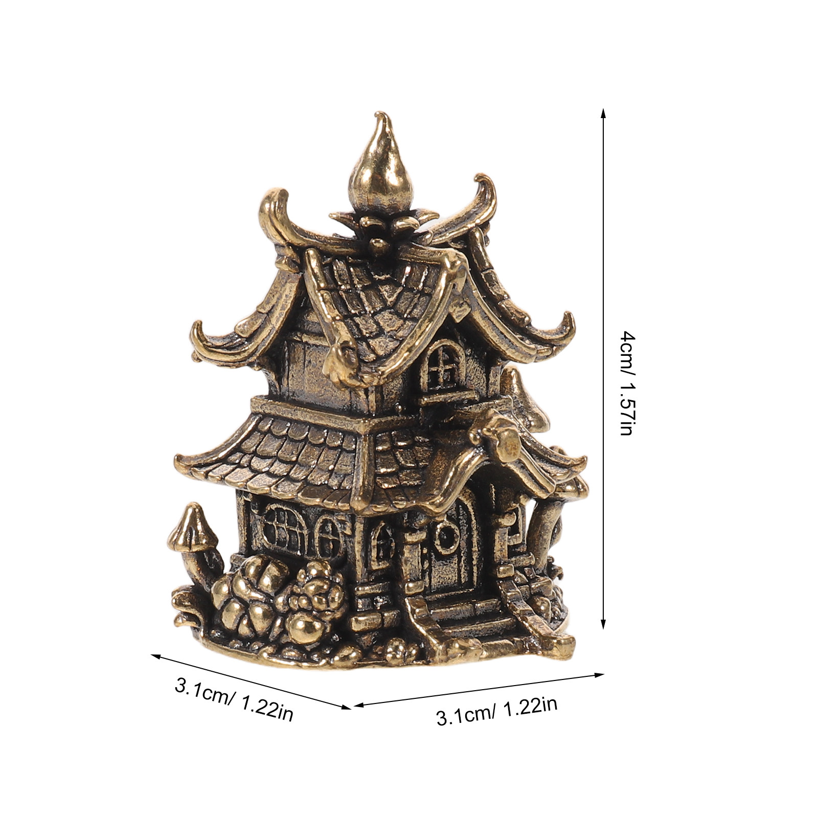 Vintage Brass Mini Japanese Pa - Mini Bonsai Zen Garden recension och pris